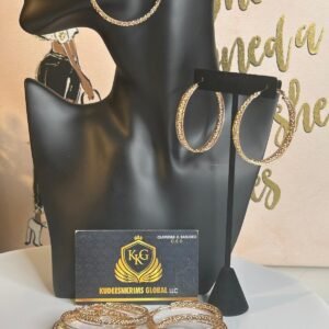 Rose gold loop Earring